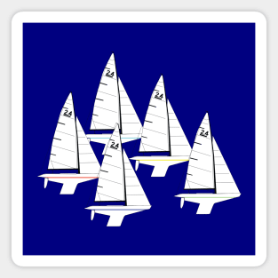 2.4 Meter Sailboats Racing Magnet